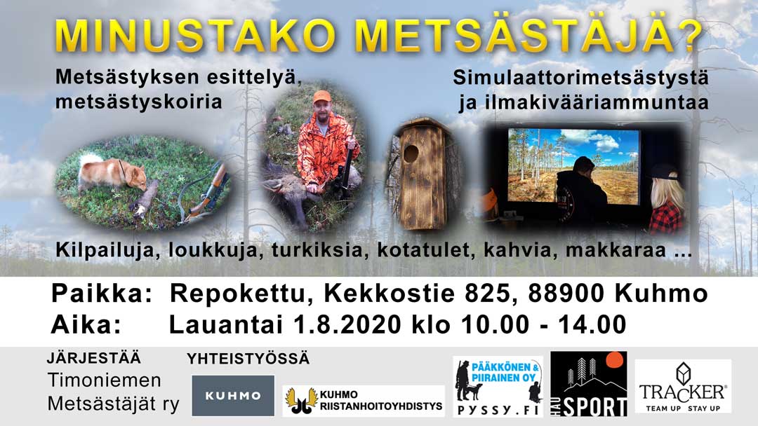 Minustako metsästäjä